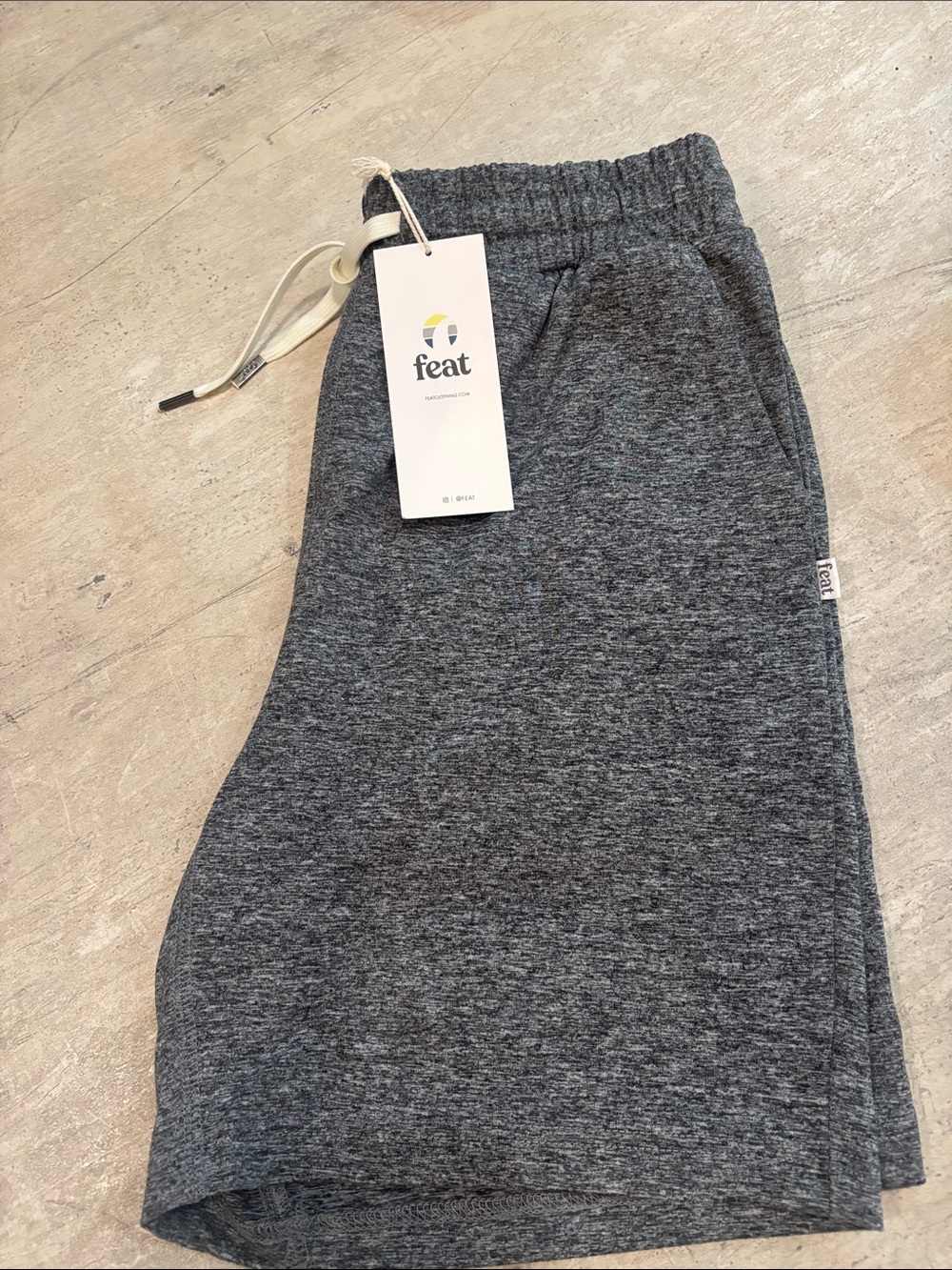 Feat Men's Charcoal Heather Athletic Shorts
